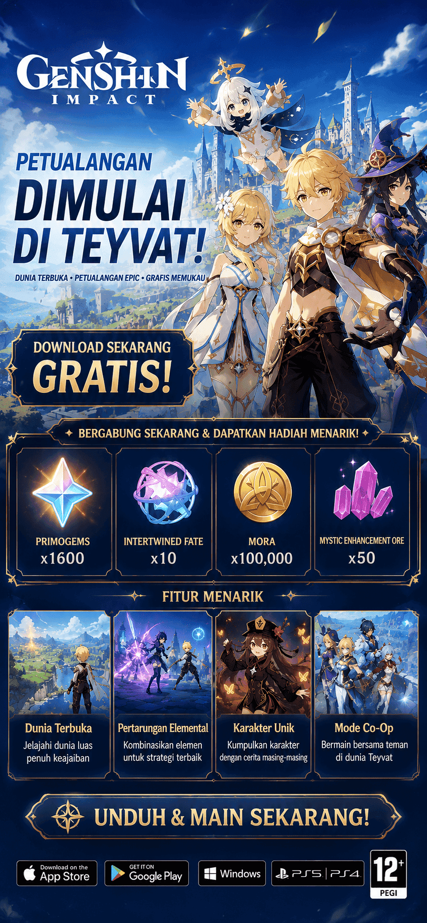 Promo Genshin Impact Indonesia